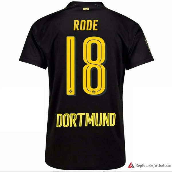 Camiseta Borussia Dortmund Segunda equipación Rode 2017-2018